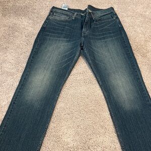 Levi's Men's Dark Blue Straight Jeans